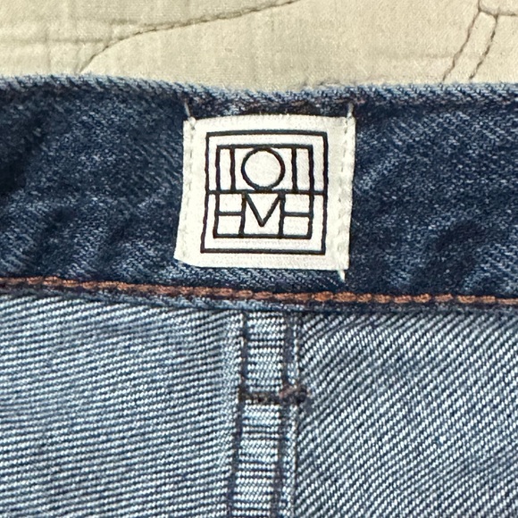 NWOT TOTEME Signature Twisted Seam Denim - Washed Blue - Sz 24 - Current Style - Picture 9 of 14